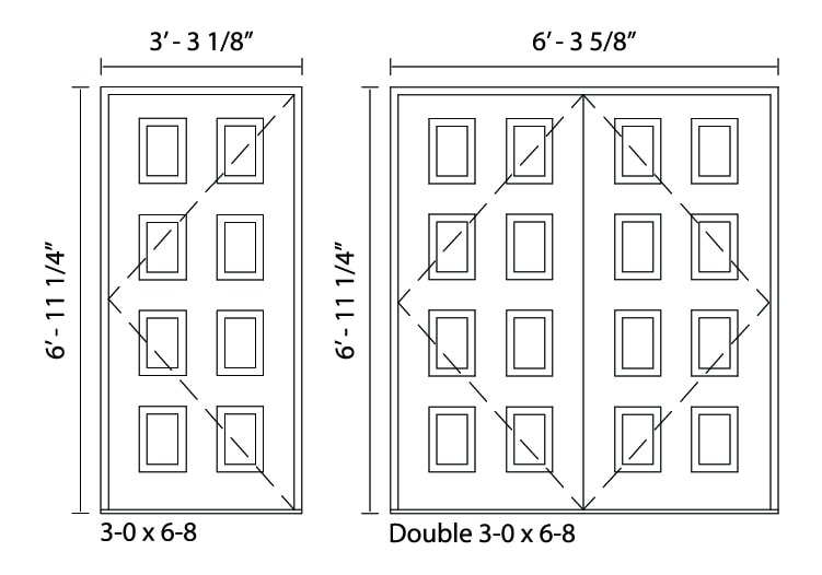 8-Panel Door - Deck House Windows and Doors
