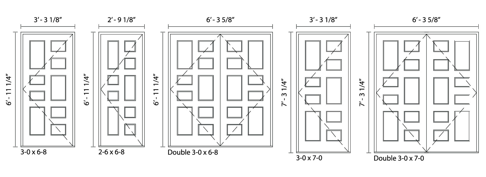 9-Panel Door - Deck House Windows and Doors