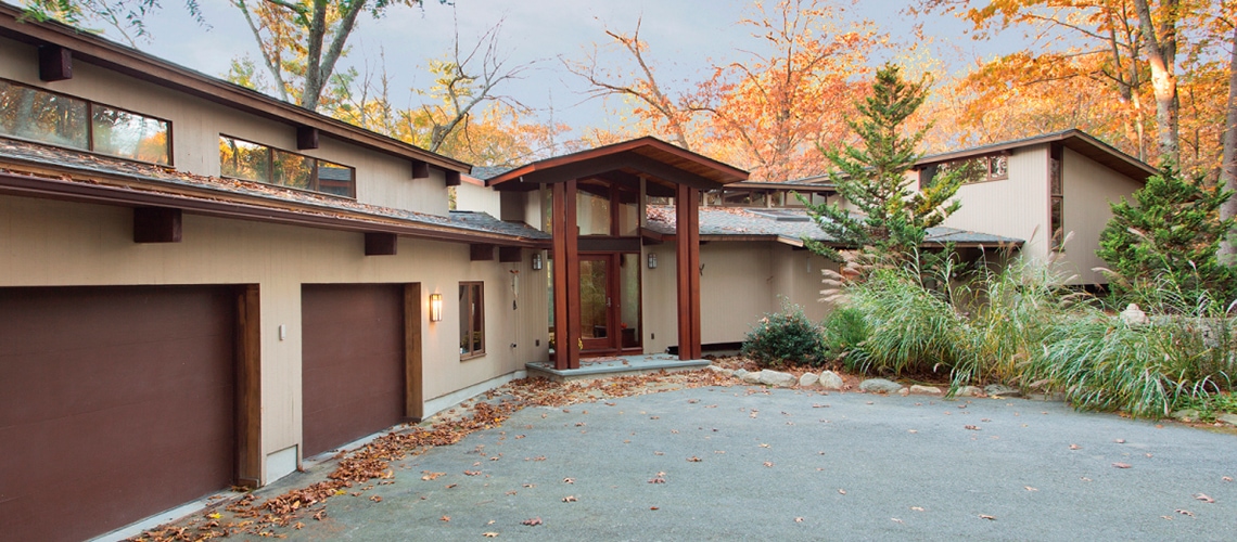 Mahogany Glass Door - Deck House Windows and Doors