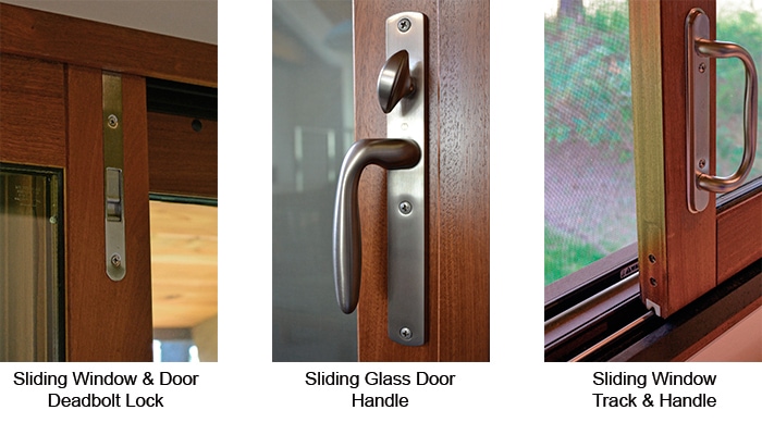 Sliding Glass Door and Sliding Window Hardware - Deck House Windows and Doors