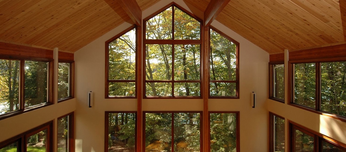 Custom Fixed Glass Windows - Deck House Windows and Doors